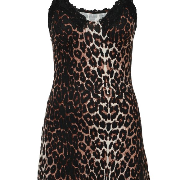 Leopard Print Lace Spaghetti Strap - Picture 8 of 10